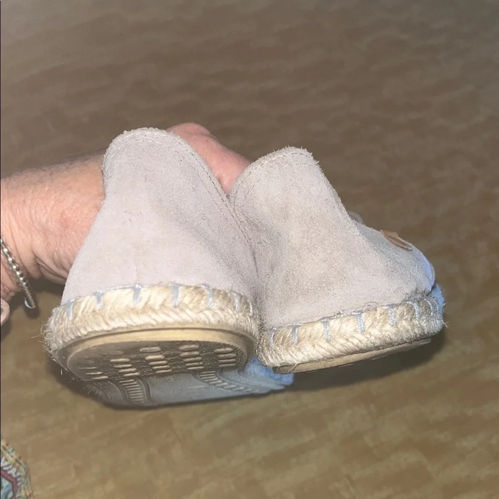 Verbenas Beige / grey Suede Espadrilles made in Spain size 41